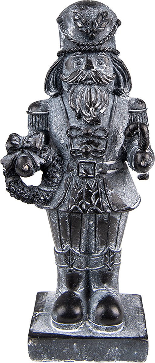 Beeld Notenkraker 21 cm Grijs Kunststof