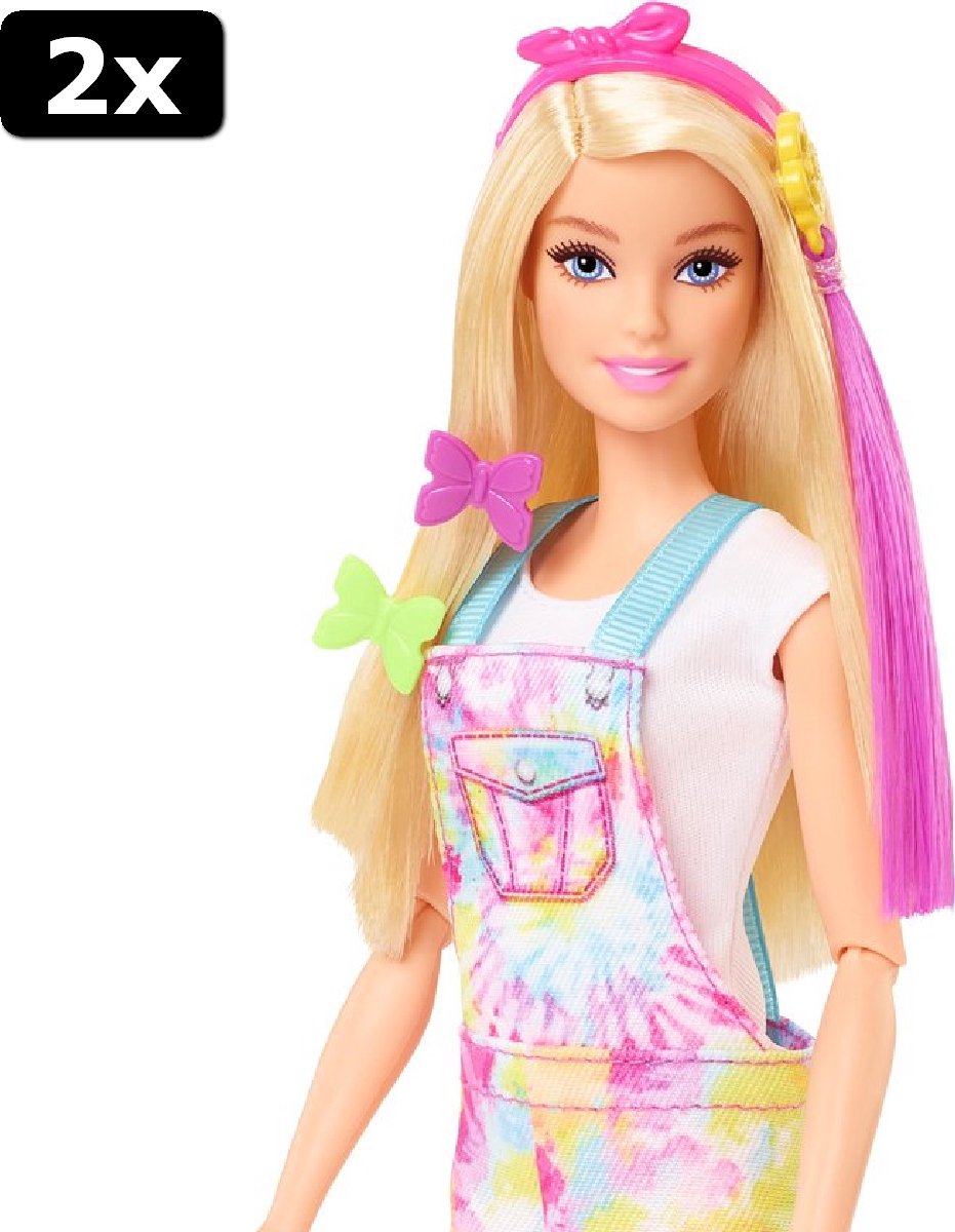 Barbie Pop, blond, gekleed in paardrijlaarzen en cap, plus een lichtbruin paard met zachte witte manen en staart, cadeau voor kinderen van 3 tot 7 jaar, FXH13