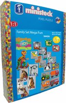 Ministeck Familieset - hobbypakket - Mega Fun - XXL Box - 4000 stukjes