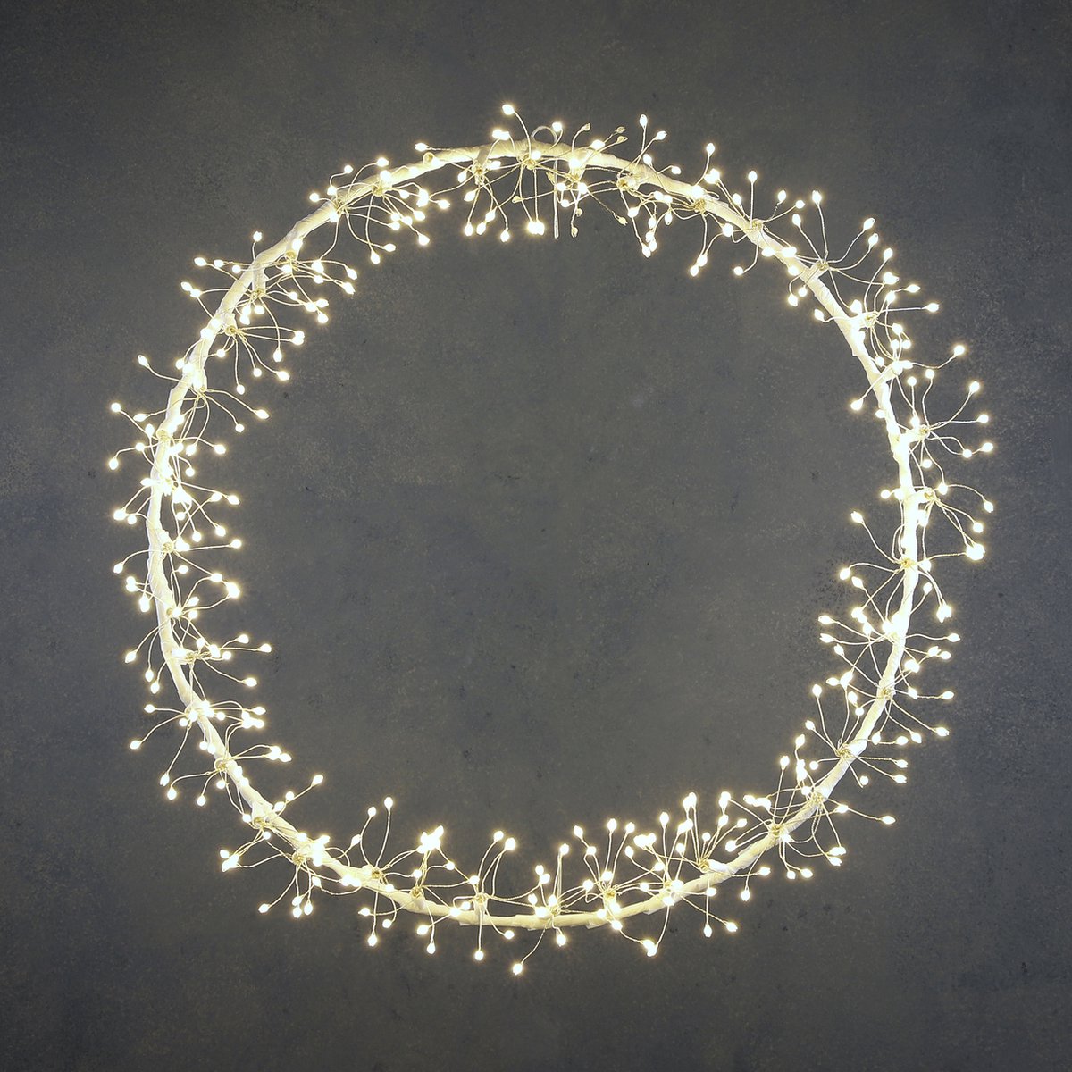 Lichtkrans 50 Cm LED Lichtkrans 800 LEDs – 50 Cm Diameter, Timer, Voor Binnen En Buiten, Warm Wit Licht, Kerstdecoratie Het Hele Jaar Kerstverlichting Buiten