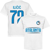 Atalanta Bergamo Ilicic 72 Team T-shirt - Wit - S