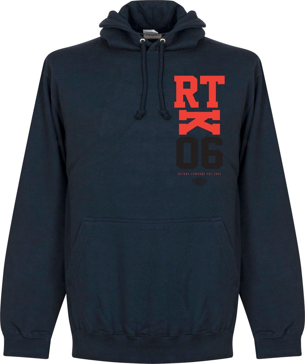 1005x1200.jpg Retake RTK06 Hoodie - Navy - 3XL - Afbeelding 1