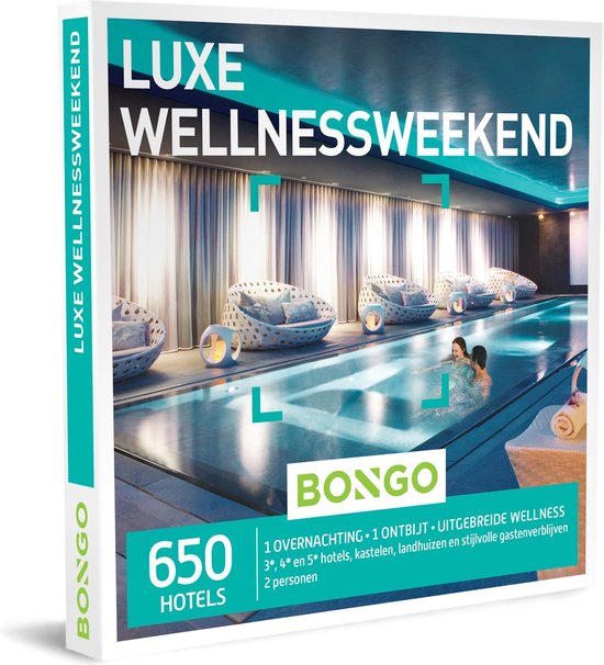 Bongo Bon - Luxe Wellnessweekend Cadeaubon - cadeau voor man of vrouw |... | bol.com