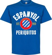 Espanyol Established T-Shirt - Blauw - XXXXL