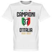 Campioni D'Italia 37 T-Shirt - Wit - XL