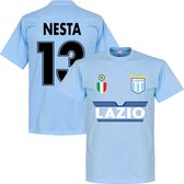 Lazio Roma Nesta 13 Team T-Shirt - Licht Blauw - L