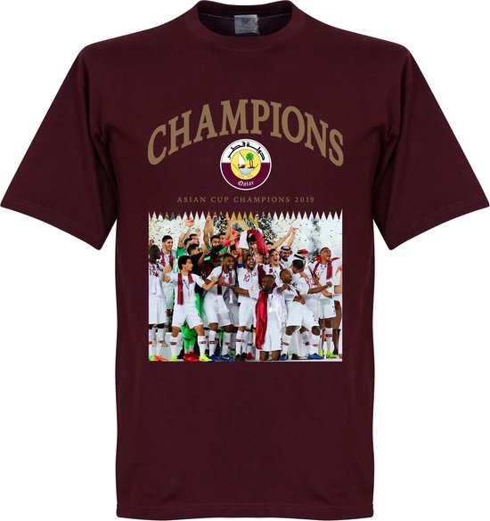 Qatar 2019 Celebration T-Shirt - Bordeaux Rood