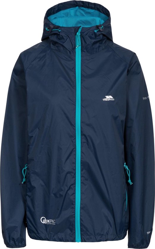 Trespass Qikpac Jas Blauw S Vrouw