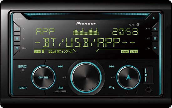 Opvoeding Bijdrage afschaffen Pioneer FH-S720BT - 2-Din Autoradio met CD - USB en Bluetooth | bol.com