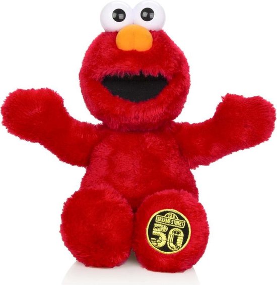 Pluche Sesamstraat Elmo knuffel 40 cm met - rode Cartoon Elmo... | bol.com