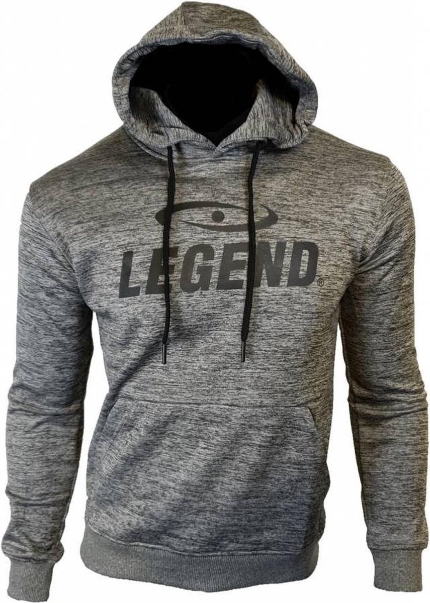 Legend Sports Sportsweater Heren Grijs Polyester Maat Xs