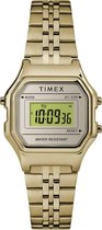 Timex Classic Digital Mini TW2T48400 Horloge - Staal - Goudkleurig - Ø 27 mm