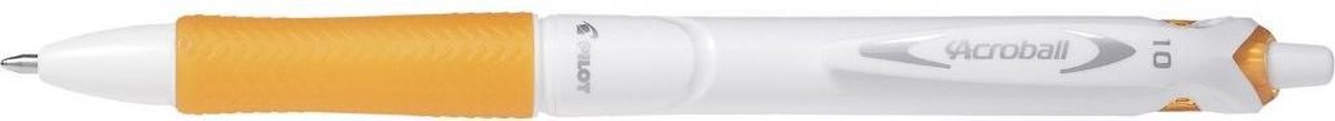 Pilot balpen Acroball Pure White oranje