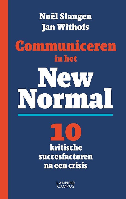 Cover van het boek 'Communiceren in the New Normal' van Noël Slangen
