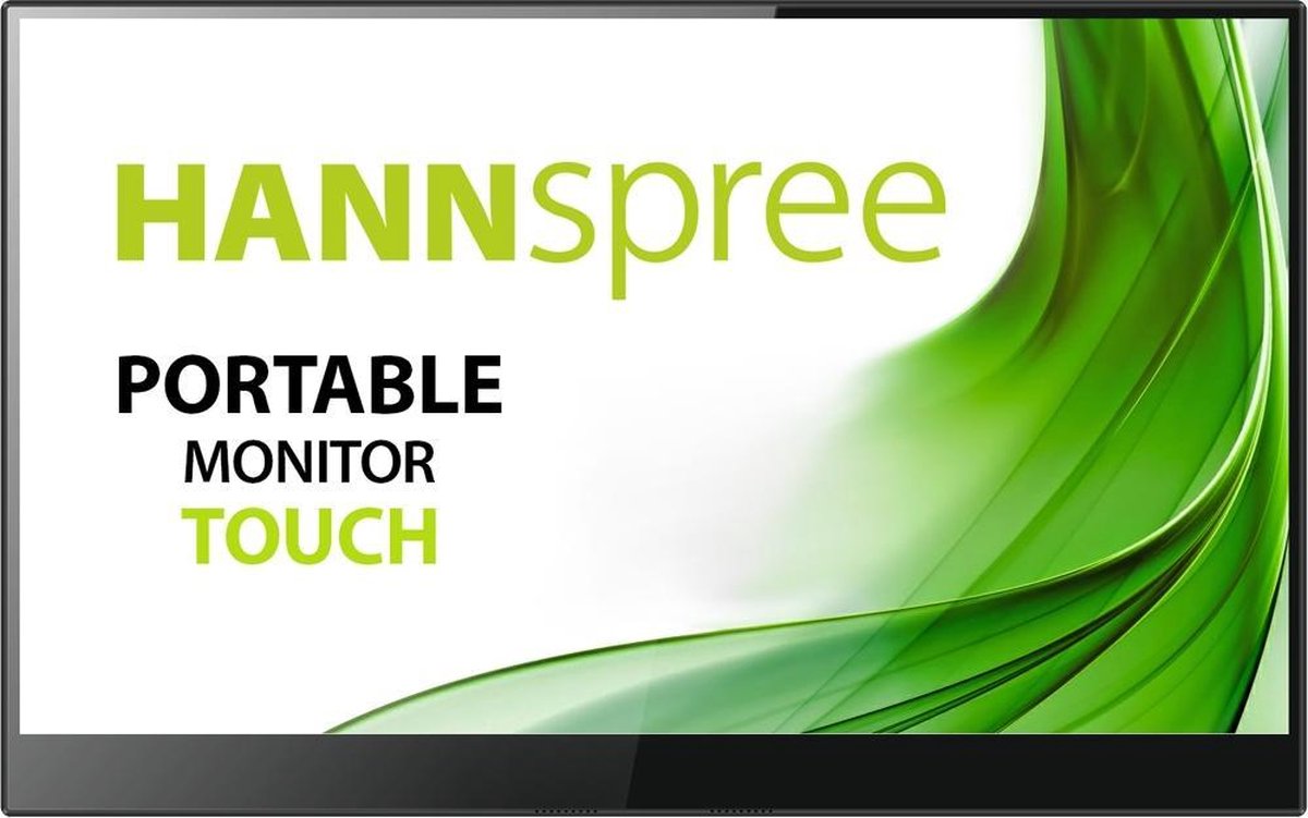 Hannspree HT161CGB LCD-monitor 39.6 cm (15.6 inch) Energielabel D (A - G) 1920 x 1080 Pixel Full HD 15 ms ADS LED