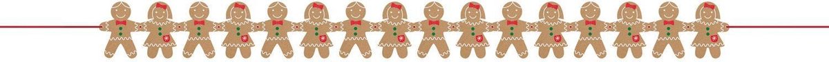 Amscan - Slinger Gingerbread (1,6 meter)
