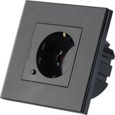 V-tac VT-5134 WiFi wandcontactdoos – zwart – 10A – 2200W