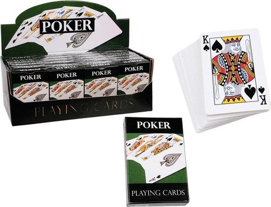 Thumbnail van een extra afbeelding van het spel 2x pakjes Poker speelkaarten met 54 stuks - Casino spellen/kaartspellen