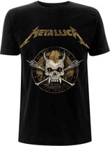 Metallica Heren Tshirt -L- Scary Guy Seal Zwart