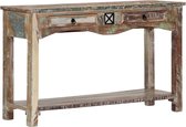 Wandtafel 120x40x75 cm massief gerecycled hout