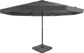 Parasol met draagbare voet antraciet