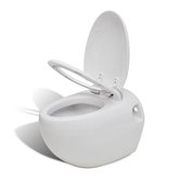 Nieuw Wandtoilet - Ei-design - Hangend - Wit