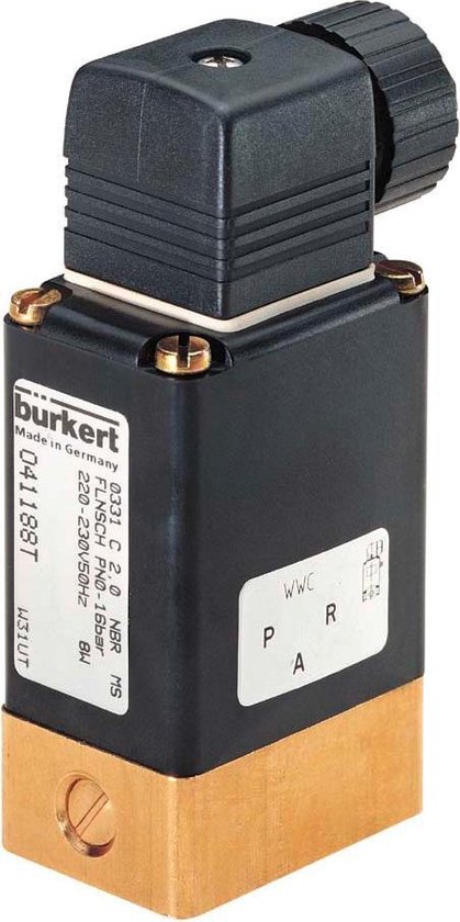 3/2 NC SFB Messing 24VDC Magneetventiel Burkert 0331 42991 - 42991