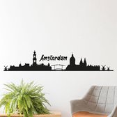 Muursticker skyline van Amsterdam