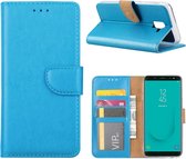 FONU Boekmodel Hoesje Samsung Galaxy J6 (SM-J600) - Turquoise