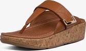 Fitflop™ Vrouwen  80005056 /  Teenslipper - Remi Toe-Thongs  - Cognac - Maat 42