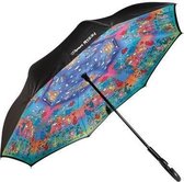 Goebel® - James Rizzi | Upside Down Paraplu "Up Down And Flying Around" | Pop Art, 108cm
