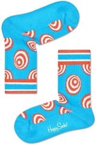 Happy Socks Kids Crazy Dot Rib Sock, 2-3 jaar, Maat 24/26