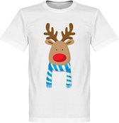 Reindeer Supporter T-Shirt - Lichtblauw/Wit - M