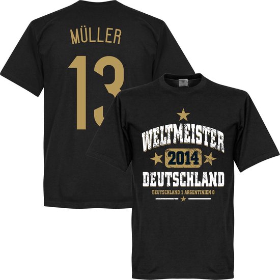 Duitsland Weltmeister Müller T-Shirt - L