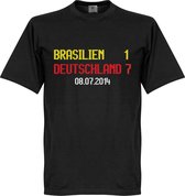Brazilië - Duitsland 1-7 Scoreboard T-Shirt - XXXXL