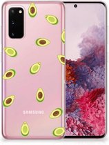 Geschikt voor Samsung Galaxy S20 Siliconen Case Avocado