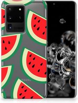 Geschikt voor Samsung Galaxy S20 Ultra Siliconen Case Watermelons
