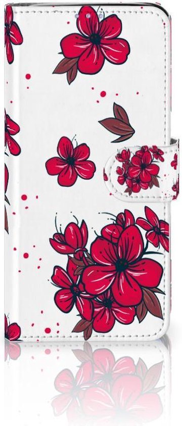 Coque Housse pour Samsung Galaxy S20 Portefeuille Fleur Rouge