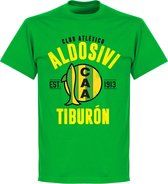 CA Aldosivi Established T-Shirt - Groen - XXL