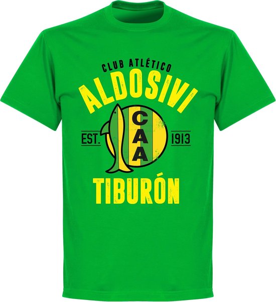 CA Aldosivi Established T-Shirt - Groen - XXL