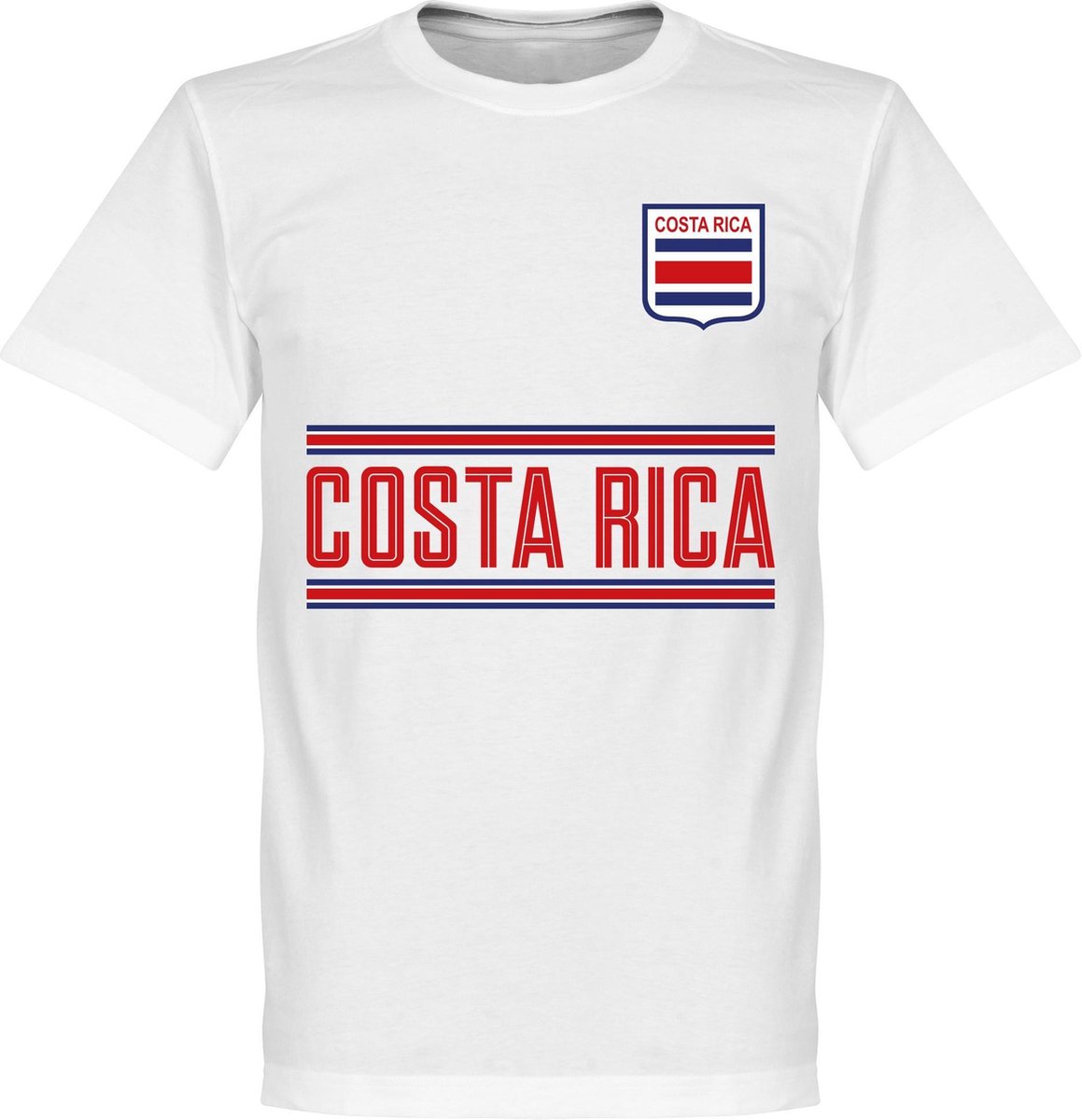 Costa Rica Team T-Shirt - Wit - S