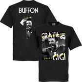 Grazie Gigi Buffon 1 T-Shirt - Zwart - XXL