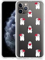 Geschikt voor Apple iPhone 11 Pro Hoesje Lovely Bears - Designed by Cazy