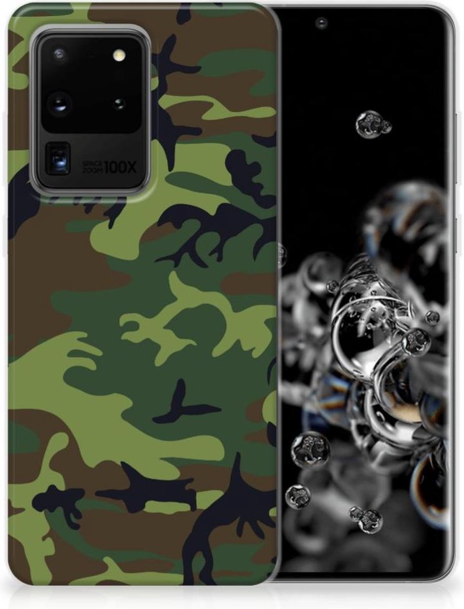 Samsung Galaxy S20 Ultra TPU bumper Army Dark
