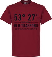 Manchester United Old Trafford Coördinaten T-Shirt - Rood - XXL