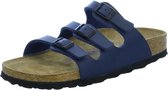 Birkenstock FLORIDA SOFTFOOTBED - Volwassenen Dames slippers - Kleur: Blauw - Maat: 43