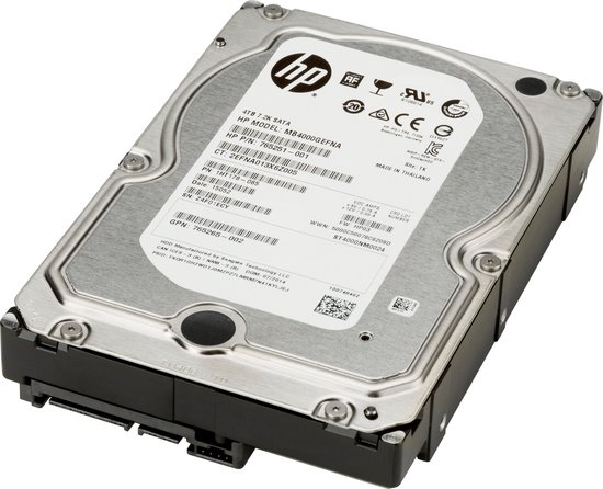 Additief Inpakken gevechten Hewlett Packard Enterprise interne harde schijven 4TB SATA 7200 Hard Drive  | bol.com