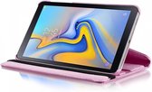 Samsung Galaxy Tab A 10.5 PU leren Draaibare hoes roze