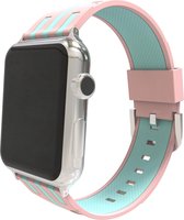 watchbands-shop.nl bandje - Apple Watch Series 1/2/3/4 (38&40mm) - GroenRoze