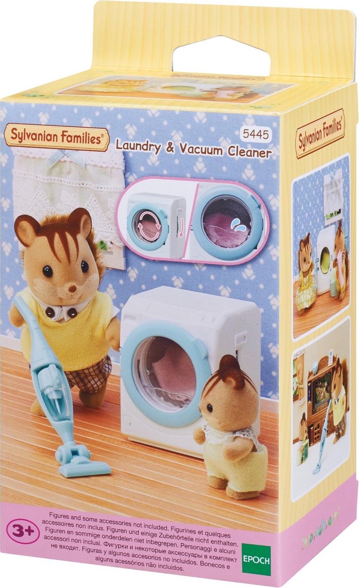 | Sylvanian Families Wasmachine & stofzuiger Sylvanian Families wasmachine en stofzuiger 5445